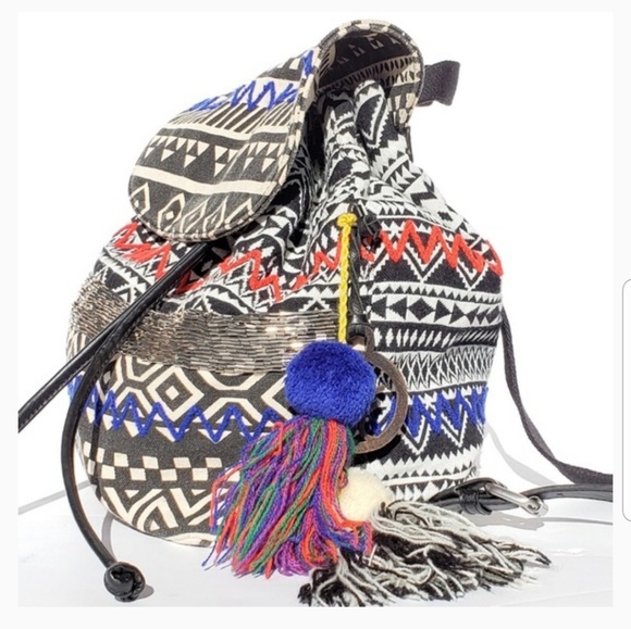 Sam Edelman Handbags - Sam Edelman Bella Tribal Backpack